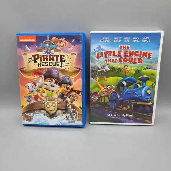 Children's DVD Paw Patrol Babar Curious George Cartoons Lot Of 9 - Picture 6 of 15